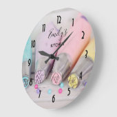 Keukengerei met verkleurde pennen grote klok (Hoek)