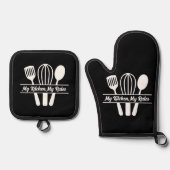 Keukengerei Monogram Ovenwant & Pannenlap Set (Voorkant)