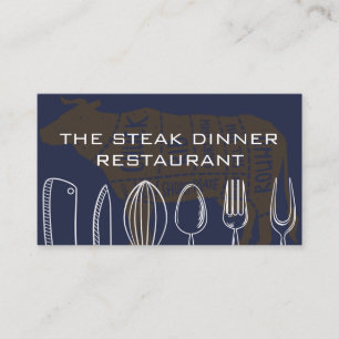 Keukengerei   Rundvleesdiagram Visitekaartje