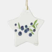 Keukengerei van bosbessen Voedsel waterverf Keramisch Ornament (Rechts)