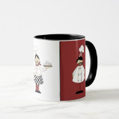 Keukengerei van de Italiaanse chef-kok mok (Voorkant rechts)