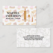 keukengerei | Visitekaartje van Schattige gebak (Voorkant / Achterkant)