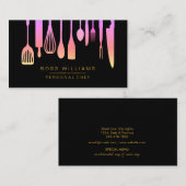 keukengerei voor catering visitekaartje (Voorkant / Achterkant)