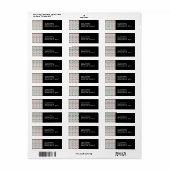 Keukengerei voor de chef-kok etiket (Full Sheet)