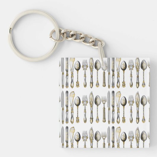 keukengerei voor de kaasmakerij sleutelhanger (voorkant)