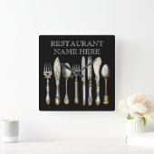 keukengerei voor de kaasmakerij vierkante klok (Huis)