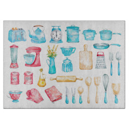 Keukengerei voor glas snijplank