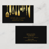 keukengerei voor keukengerei voor catering visitekaartje (Voorkant / Achterkant)