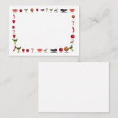 Keukengerei voor koks visitekaartje (Voorkant / Achterkant)