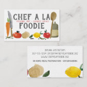 keukengerei voor levensmiddelen visitekaartjes voo (Voorkant / Achterkant)