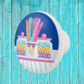 keukengerei voor schattig snoep keramische knop