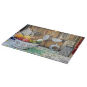 Keukenglazen snijvlak 15 x 11 inch snijplank (Hoek)