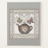 Keukenglazen theepot-beige kleuren planner (Achterkant)