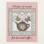 Keukenglazen theepot-beige kleuren planner (Voorkant)