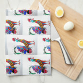 Keukenhanddoek - 019 Rooster (Quarter Fold)