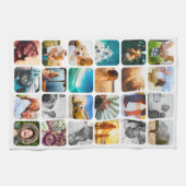 Keukenhanddoek 24 Sjabloon met foto's (Horizontaal)