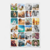 Keukenhanddoek 24 Sjabloon met foto's (Verticaal)