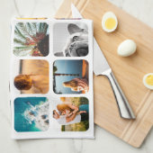 Keukenhanddoek 24 Sjabloon met foto's (Quarter Fold)