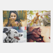 keukenhanddoek 4 Fotosjabloon (Horizontaal)