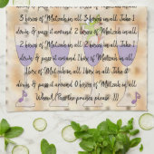 Keukenhanddoek "7 dozen van Matzah in alle " (Gevouwen)