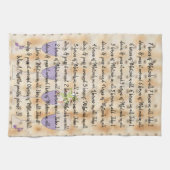 Keukenhanddoek "7 dozen van Matzah in alle " (Horizontaal)