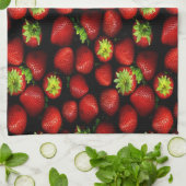 keukenhanddoek/aardbeien theedoek (Gevouwen)