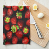 keukenhanddoek/aardbeien theedoek (Quarter Fold)