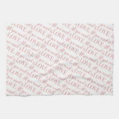 Keukenhanddoek 'All You Need Is Love' (Horizontaal)