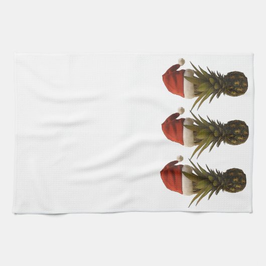 Keukenhanddoek Ananas Santa Hoed (Horizontaal)