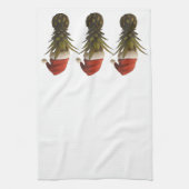 Keukenhanddoek Ananas Santa Hoed (Verticaal)