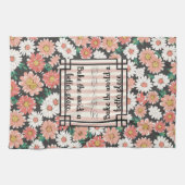 keukenhanddoek. Bak de wereld een betere plek. Theedoek (Horizontaal)