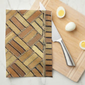 Keukenhanddoek - Bakkerpatroon (Quarter Fold)