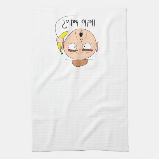 keukenhanddoek "Bananafone" (Verticaal)