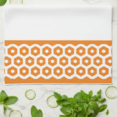 Keukenhanddoek - Banden van hexagonen (Gevouwen)