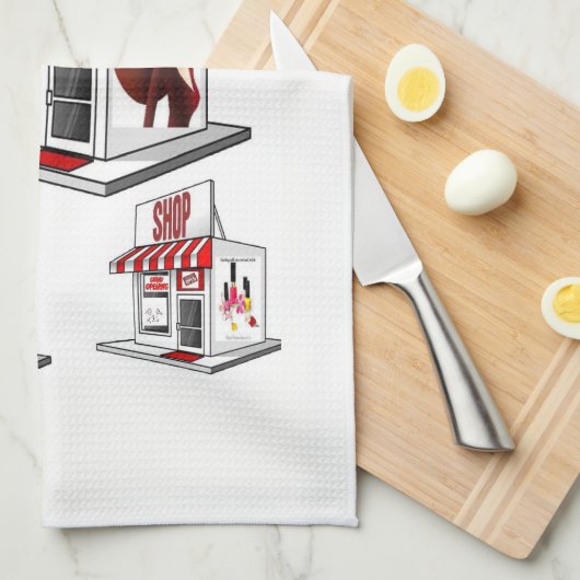 Keukenhanddoek Beauty Salon (Quarter Fold)