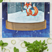 Keukenhanddoek blauw (Gevouwen)