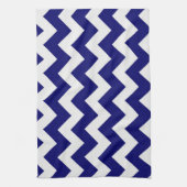 Keukenhanddoek/Blauwe Chevron Theedoek (Verticaal)