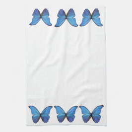 Keukenhanddoek Blauwe Morpho Vlinders