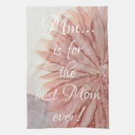 Keukenhanddoek "Bloemen/roze"