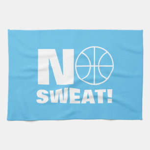 Keukenhanddoek cadeau zonder zweet voor basketball