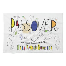 Keukenhanddoek "Chag Pesach Sameach"