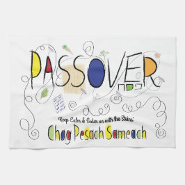 Keukenhanddoek "Chag Pesach Sameach"