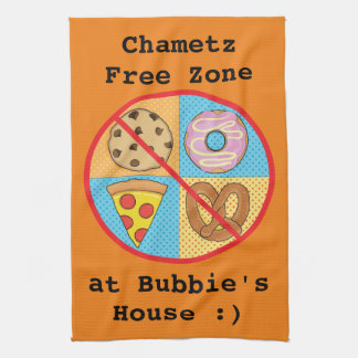Keukenhanddoek "Chametz Free Zone"