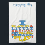 Keukenhanddoek "Chanukah/Dreidel Play"<br><div class="desc">De keukenhanddoek "Chanukah/I heeft een kleine droom die ik nu zal spelen" Personaliseert zich door "Happy Chanukah 20XX" te schrappen en te vervangen door je eigen woorden. Kies uw favoriete doopvontstijl, kleur, en grootte. Er zijn ook veel kleuropties voor de achtergrond van handdoeken. Bedankt voor het stoppen en winkelen. Veel...</div>