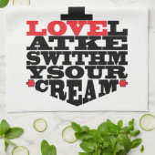 Keukenhanddoek "Chanukah/I Love Latkes" (Gevouwen)