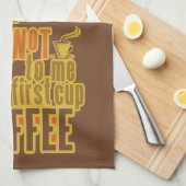 Keukenhanddoek COFFEE EERSTE (Quarter Fold)