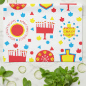 Keukenhanddoek "COLORFUL CRAZY 8" (Gevouwen)