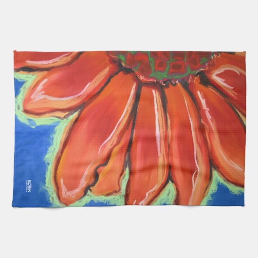 Keukenhanddoek "Cool Sunflower" (Horizontaal)