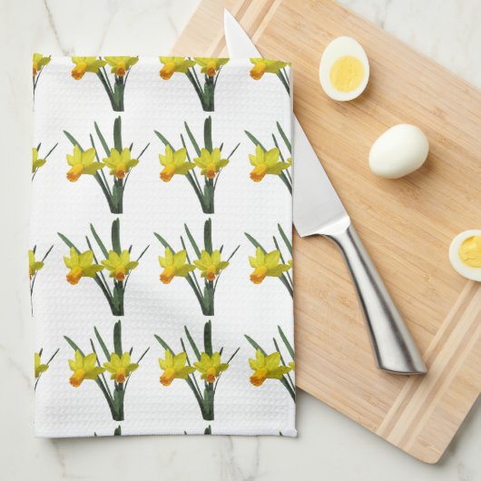 Keukenhanddoek - Daffodil (Quarter Fold)