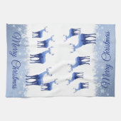 Keukenhanddoek - De deer Snowflakes (Horizontaal)